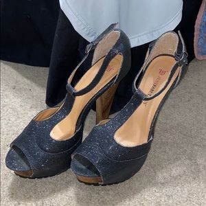 Sparkly heels